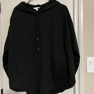 Women’s black hoodie jacket